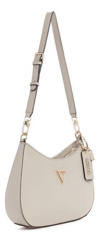 Cartera Guess Mujer Noelle Top Zip Shoulder Bag Crema.-1