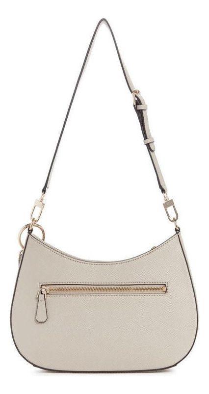 Cartera Guess Mujer Noelle Top Zip Shoulder Bag Crema.-2