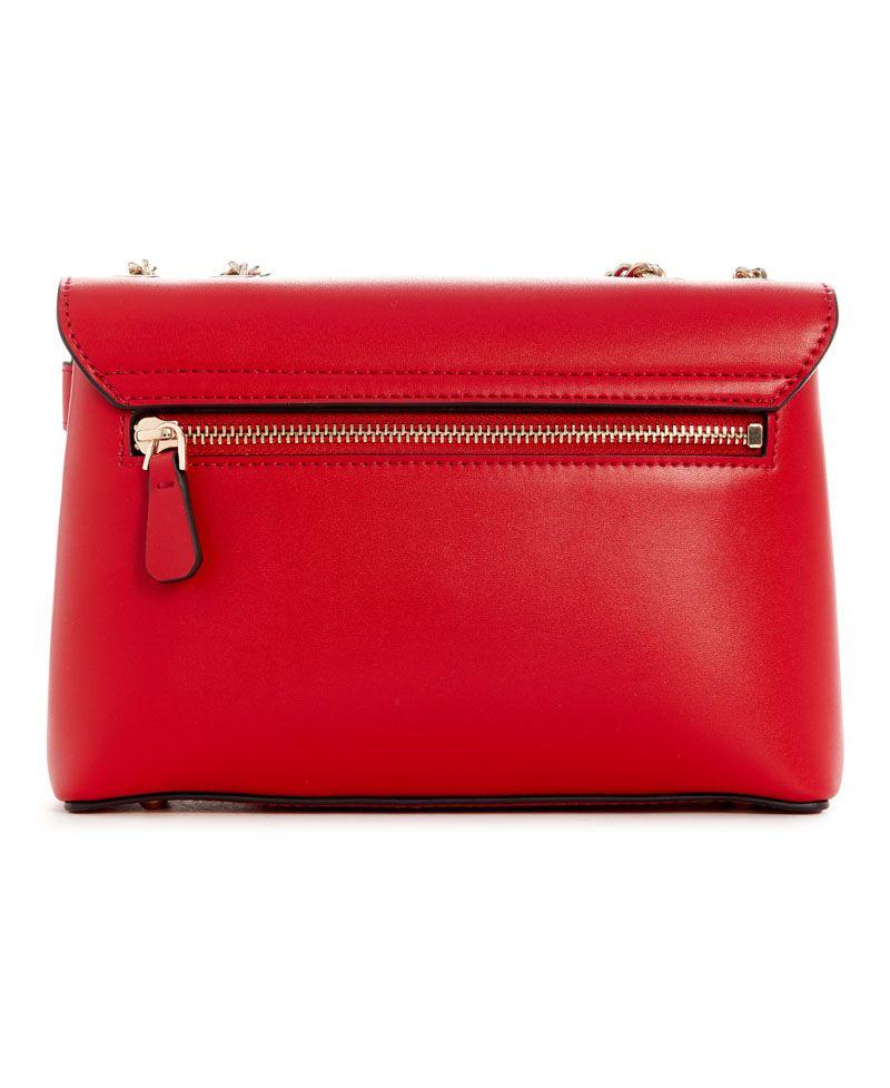 Cartera Guess Mujer Trissa Convertible Xbody Flap - Rojo-2