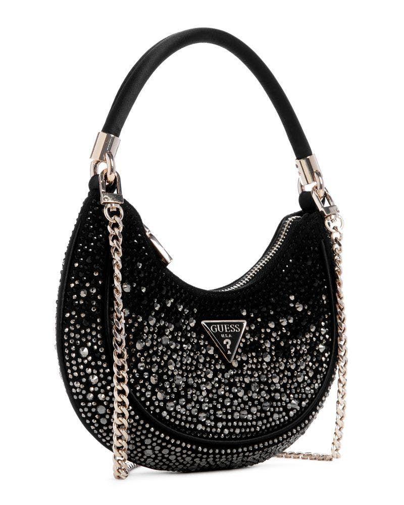Cartera Guess Mujer Zalina Small Hobo Negro-1