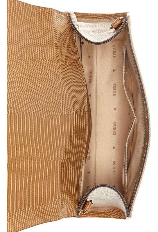 Cartera Guess Mujer Sestri Top Handle Flap Beige-3