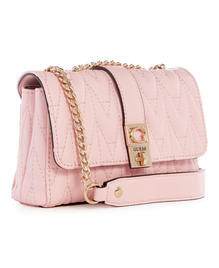 Mini Cartera Guess Mujer Regilla Mini Cnvrtbl Xbdy Flp Crema-1