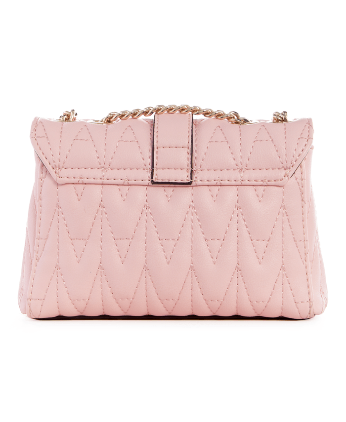 Mini Cartera Guess Mujer Regilla Mini Cnvrtbl Xbdy Flp Crema-2