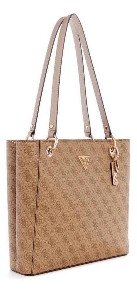 Cartera Guess Mujer Noelle Tote Café-1