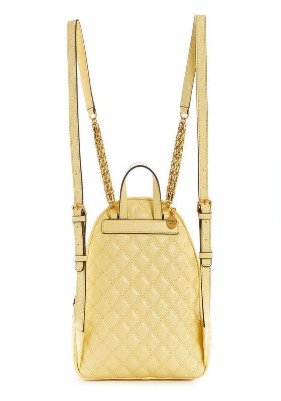 Mochila Guess Mujer Giully Backpack Amarillo-2