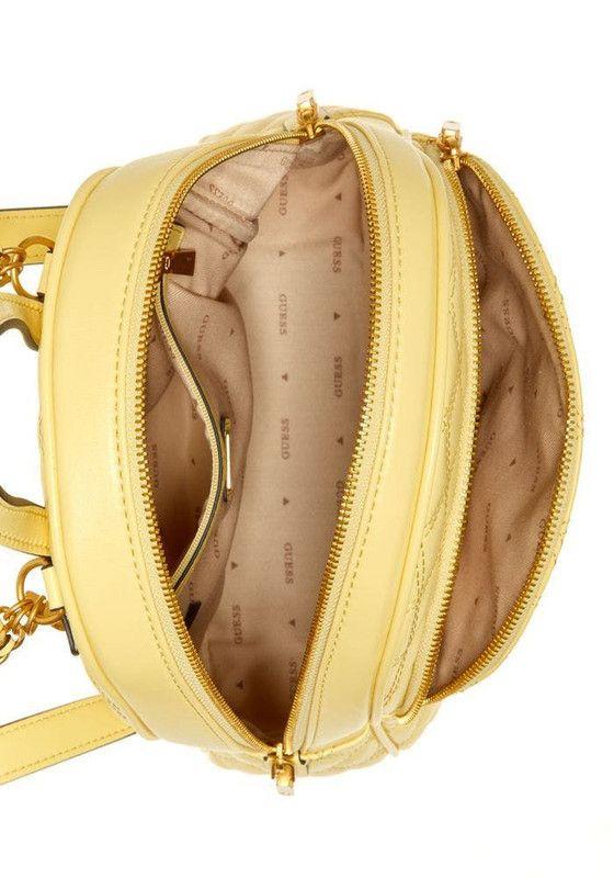 Mochila Guess Mujer Giully Backpack Amarillo-3
