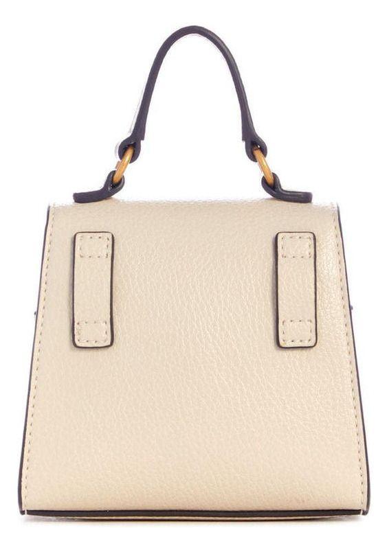 Mini Cartera Guess Mujer Sestri Micro Mini Crema-2