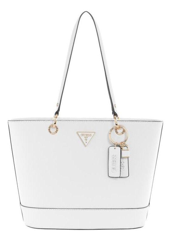 Cartera Guess Mujer Noelle Small Elite Tote Blanco-0