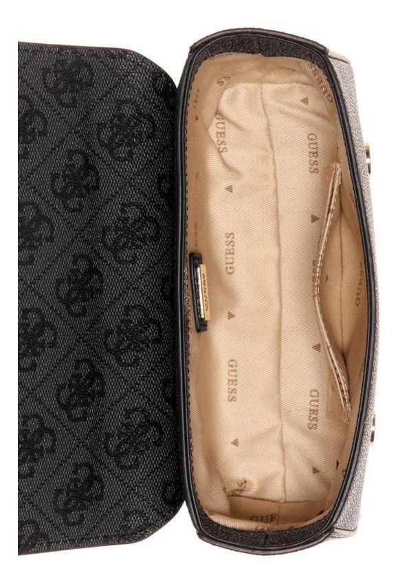 Mini Cartera Guess Mujer Didi Mini Crossbody Flap Carbon-3