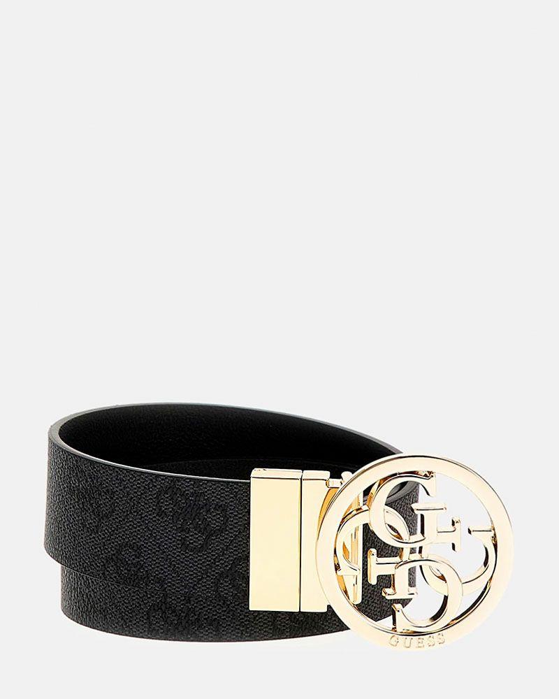 Cinturon Guess Mujer Noelle Adj & Rev Pant Belt H35 Gris Oscuro-0