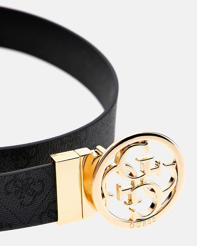 Cinturon Guess Mujer Noelle Adj & Rev Pant Belt H35 Gris Oscuro-2