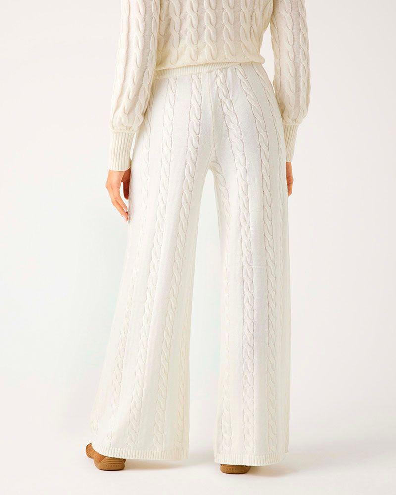 Pantalon Gemma Blanco Mujer-1