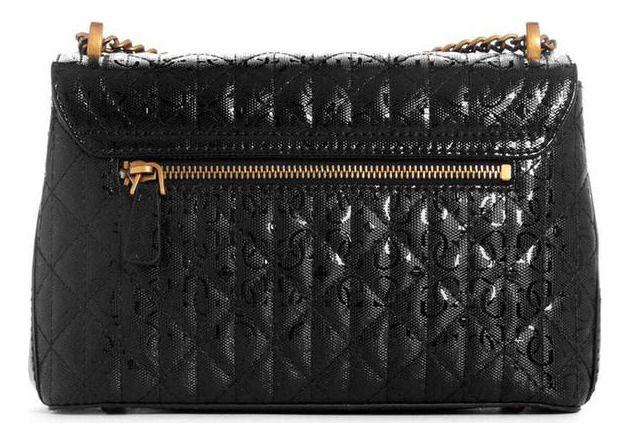 Cartera Guess Mujer Aveta Convertible Crossbdy Flp Negro-2