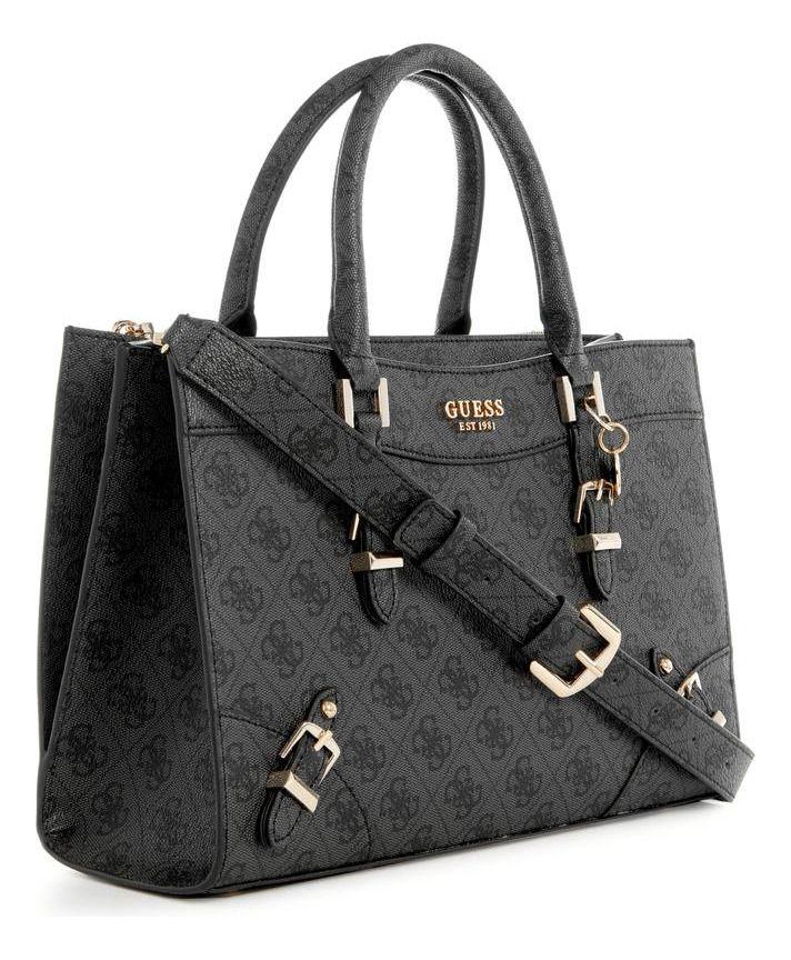 Cartera Guess Mujer Didi Society Satchel Carbon-1