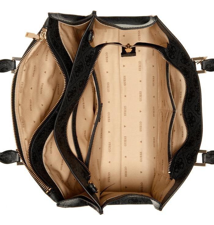 Cartera Guess Mujer Didi Society Satchel Carbon-3