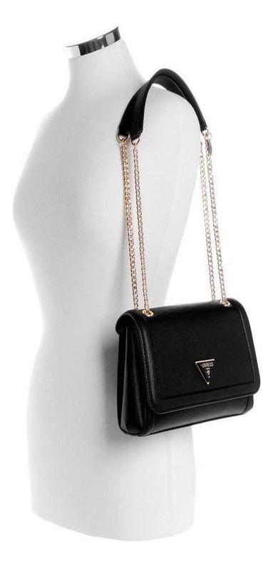 Cartera Guess Mujer Noelle Convertible Xbody Flap Negro-4