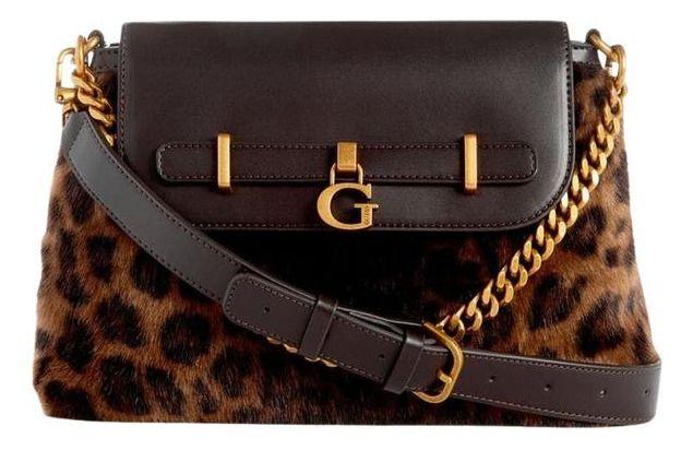 Cartera Guess Mujer Bergen Crossbody Flap Multicolor-0