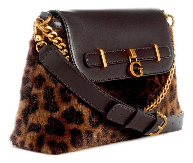Cartera Guess Mujer Bergen Crossbody Flap Multicolor-1