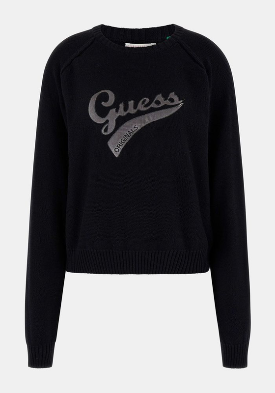 Tejido Guess Mujer LS Sweaters Negro-4