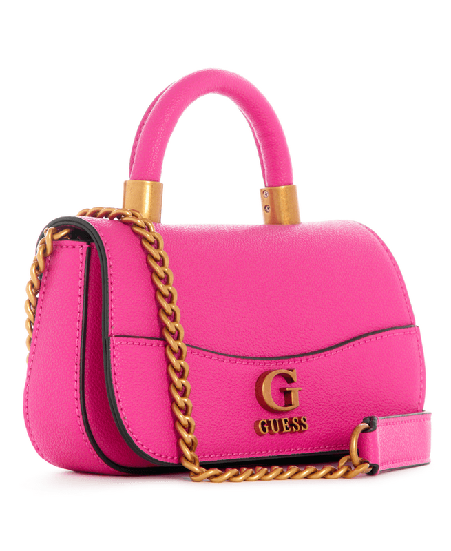 Mini Cartera Guess Mujer Nell Micro Mini Flap Rosa-1