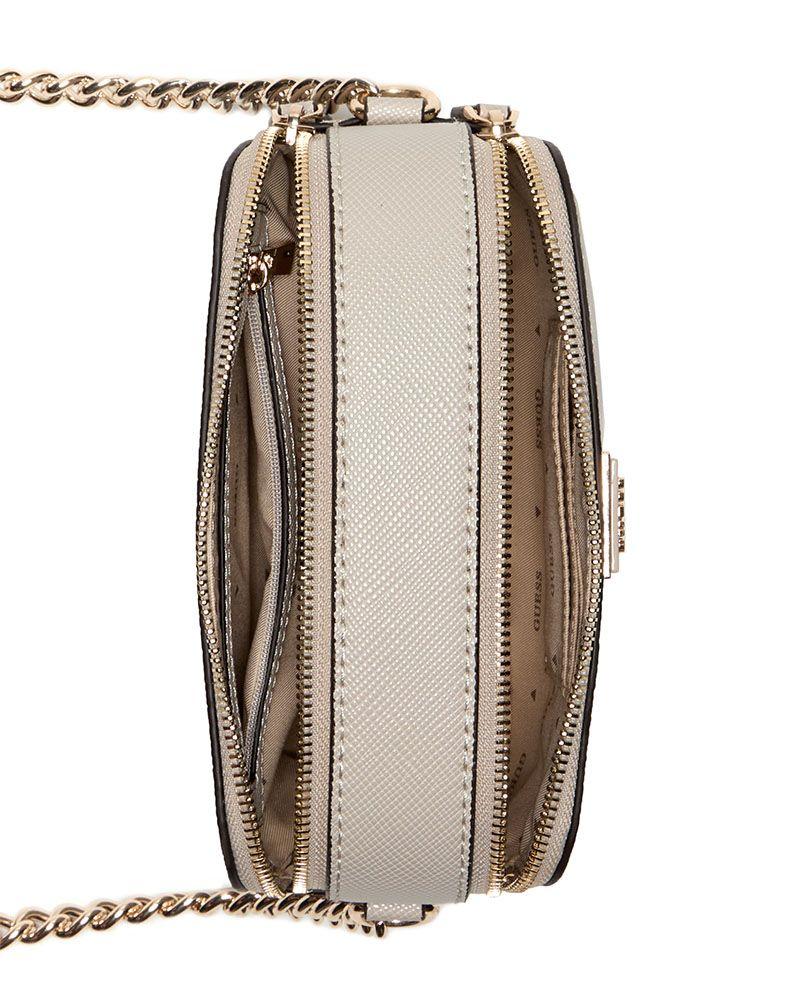 Cartera Guess Mujer Noelle Ii Camera Crossbody Gris-3