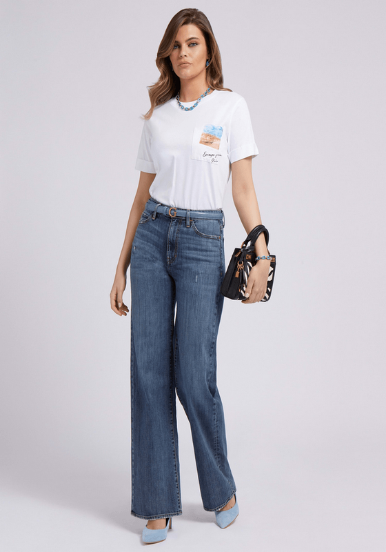 Jeans Guess Mujer High Rise 90S Boyfriend Azul-1