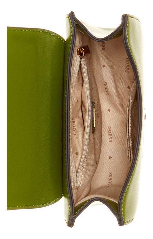 Mini Cartera Guess Mujer Fleet Mini Saddle Crossbody Verde-3
