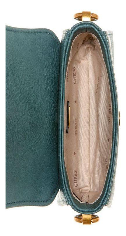 Mini Cartera Guess Mujer Arja Mini Crossbody Flap Verde-3