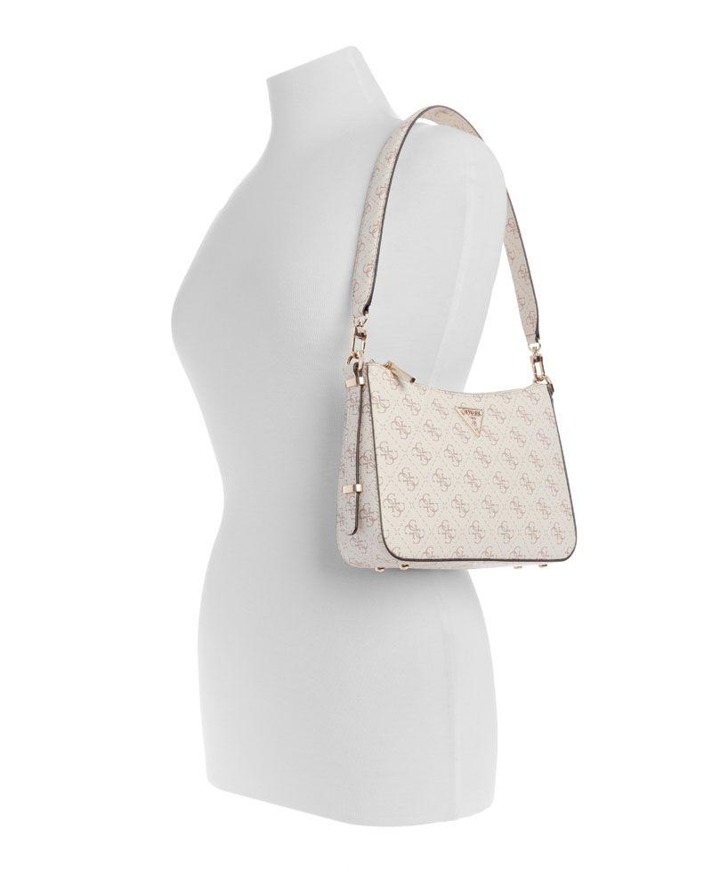 Cartera Guess Mujer Daryna Top Zip Shoulder Bag Blanco-4
