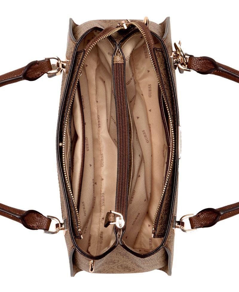 Cartera Noelle Luxury Satchel Marrón-3