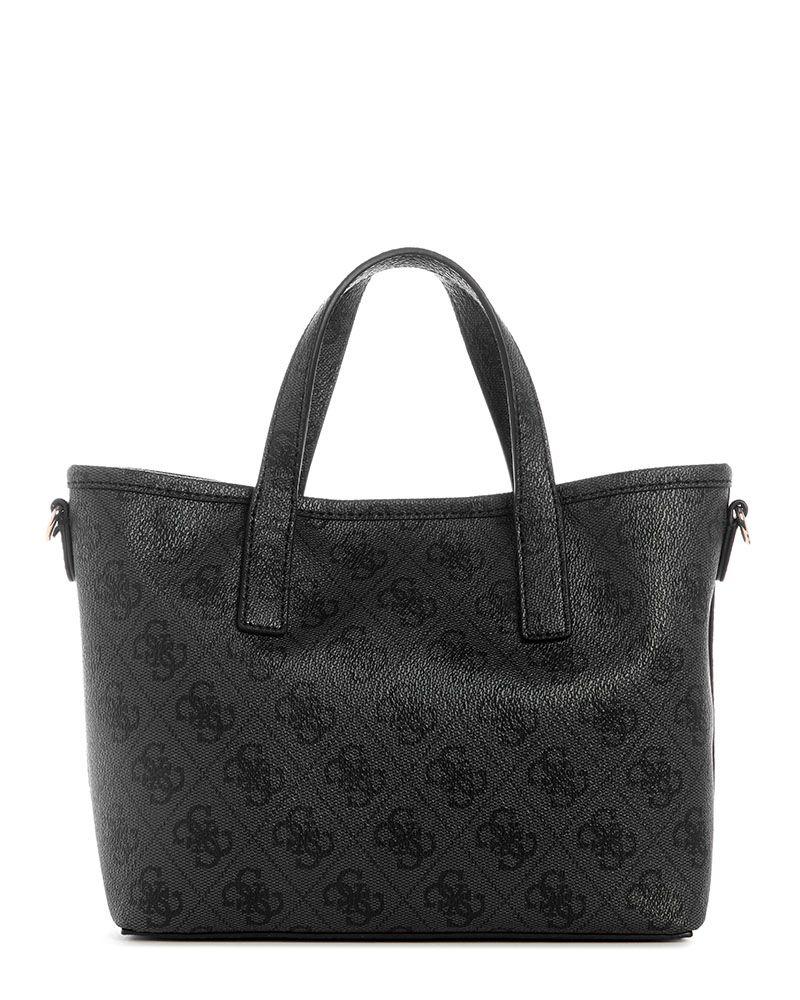 Mini Cartera Guess Mujer Latona Ii Mini Tote Gris Oscuro-3