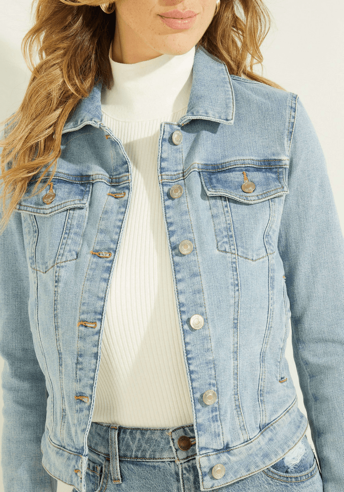 Chaqueta Guess Mujer Sexy Trucker Jacket Denim-2