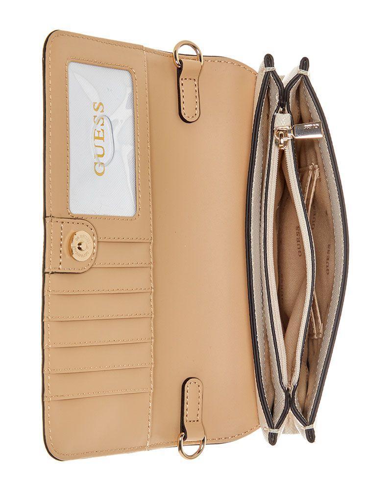 Cartera Guess Mujer Noelle Ii Xbody Flap Organizer Gris-3