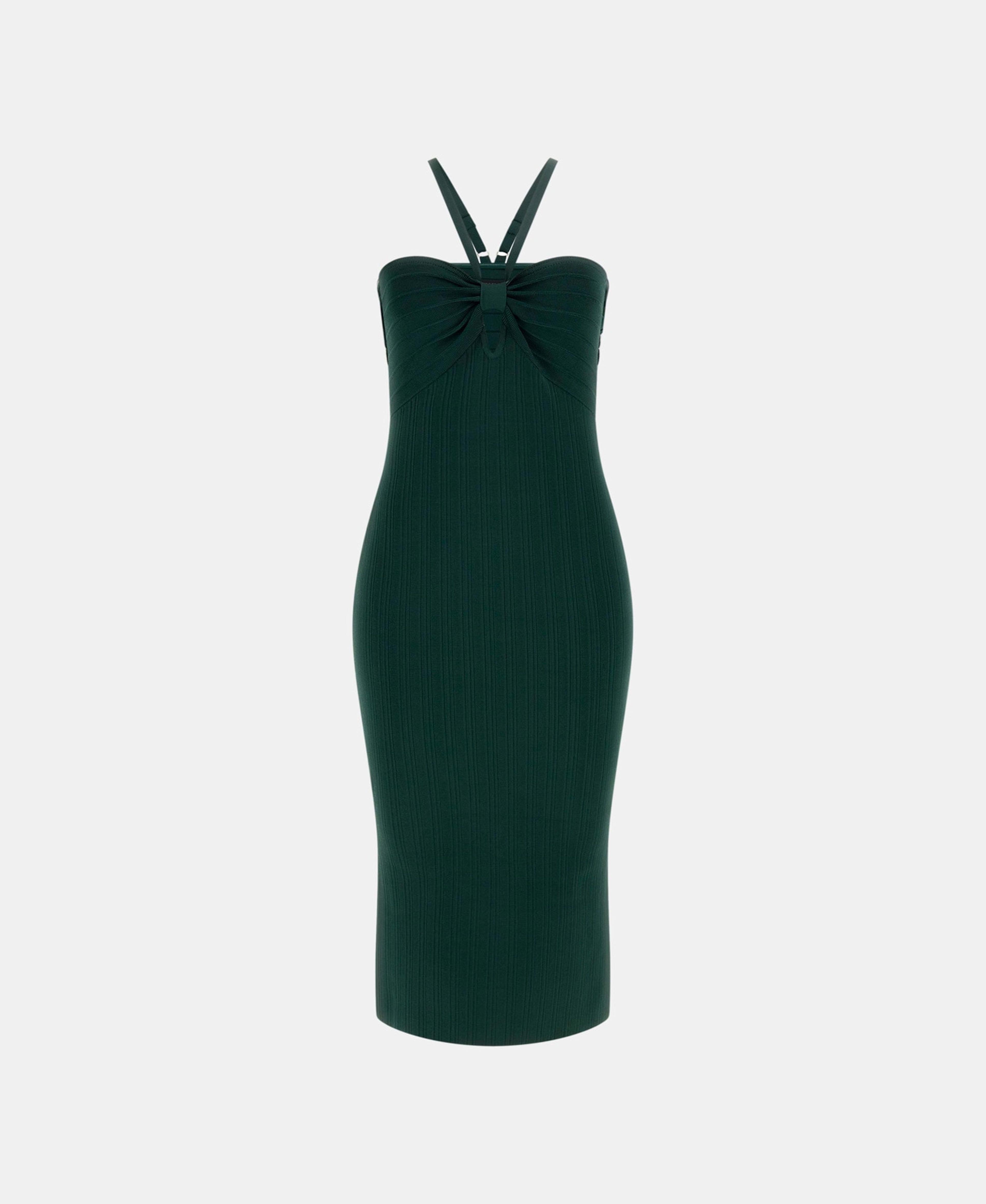 Vestido Guess Mujer Sl Sofie Rib Mirage Midi Dress Verde-5