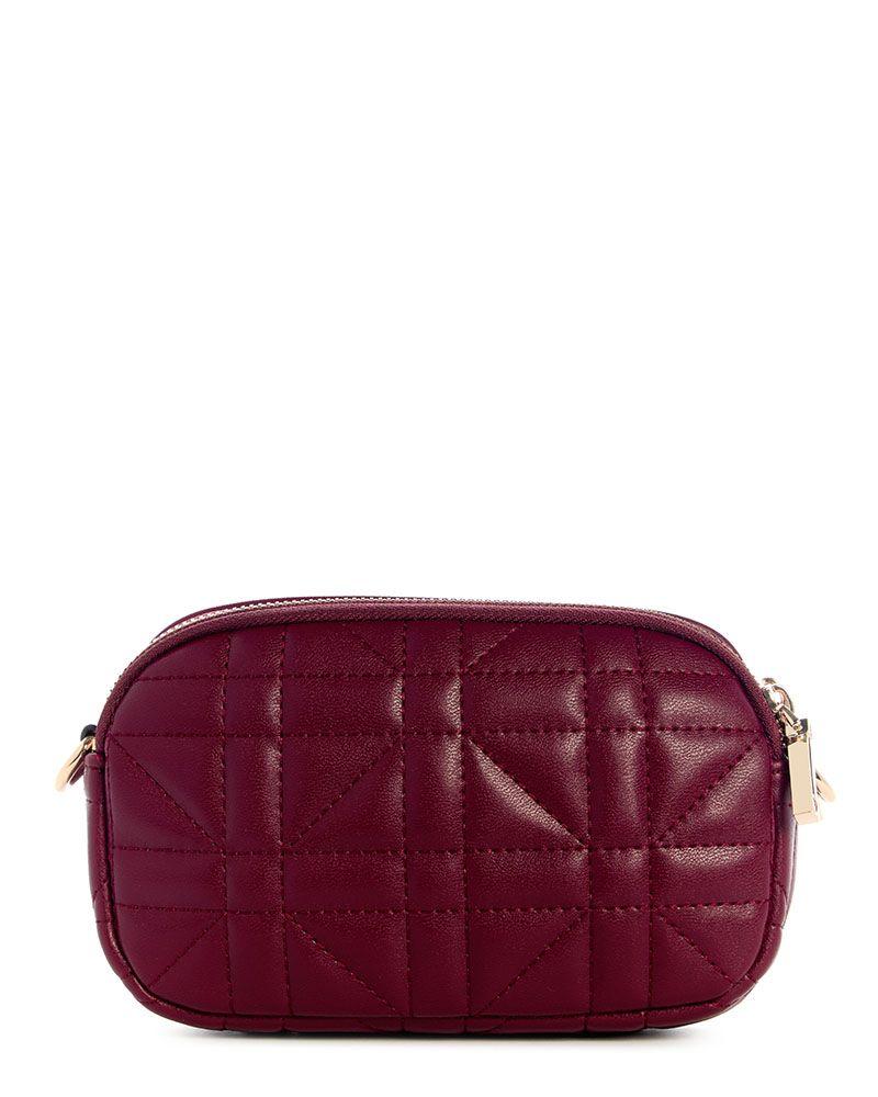 Mini Cartera Guess Mujer Edita Mini Camera Bag Burdeo-2