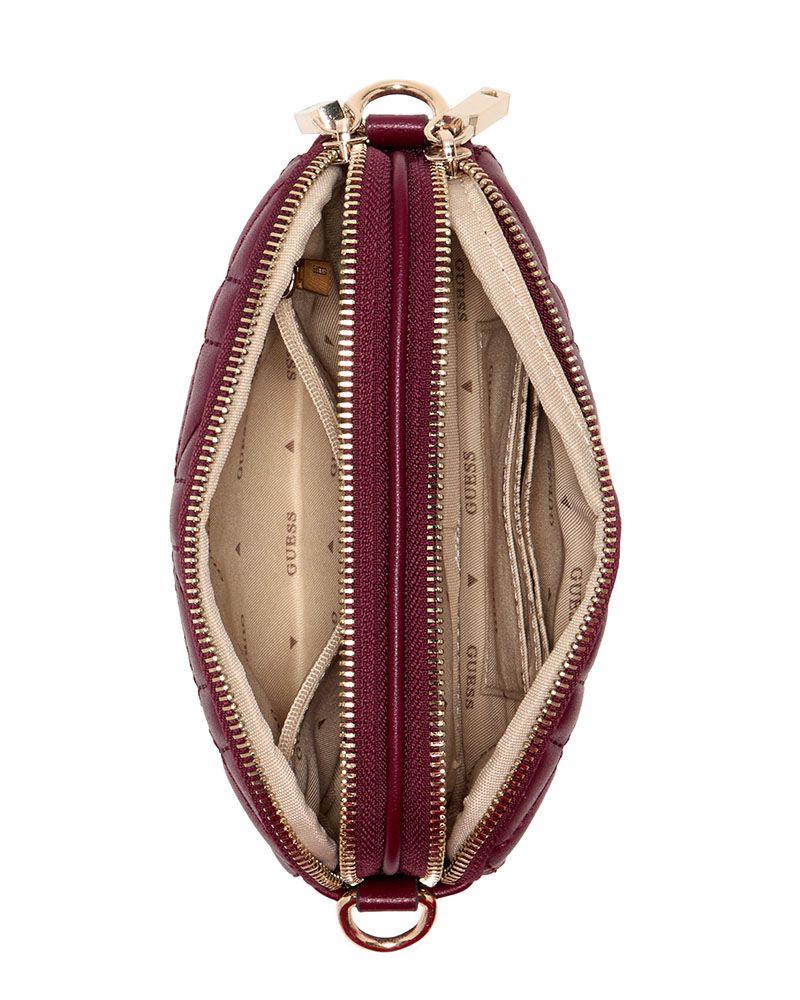 Mini Cartera Guess Mujer Edita Mini Camera Bag Burdeo-3