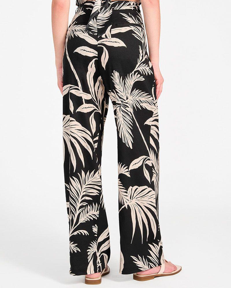 Pantalon Guess Mujer Jemma Linen Wide Leg Pant Surtido-1