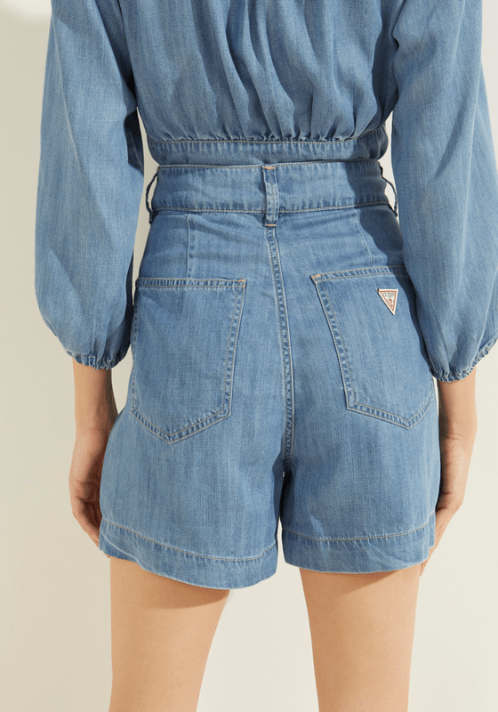 Short Guess Mujer Nenita Short Azul-2
