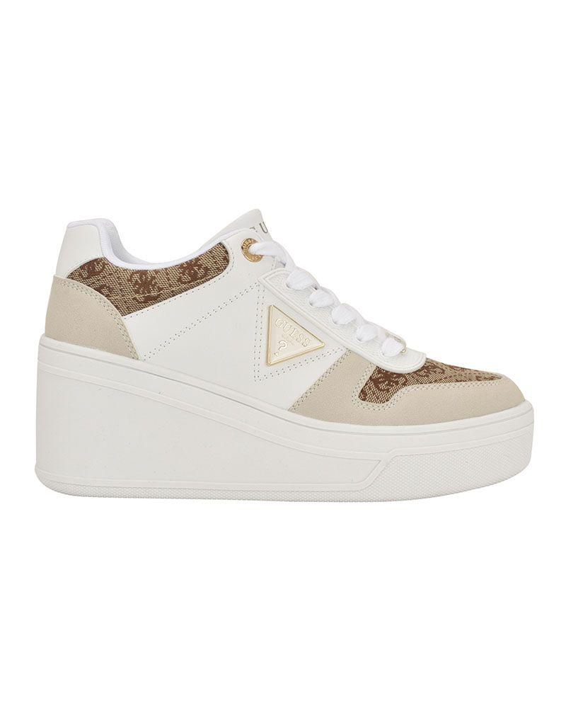 Zapatillas Guess Mujer Footwear Gwrozinn Blanco/Dorado-1