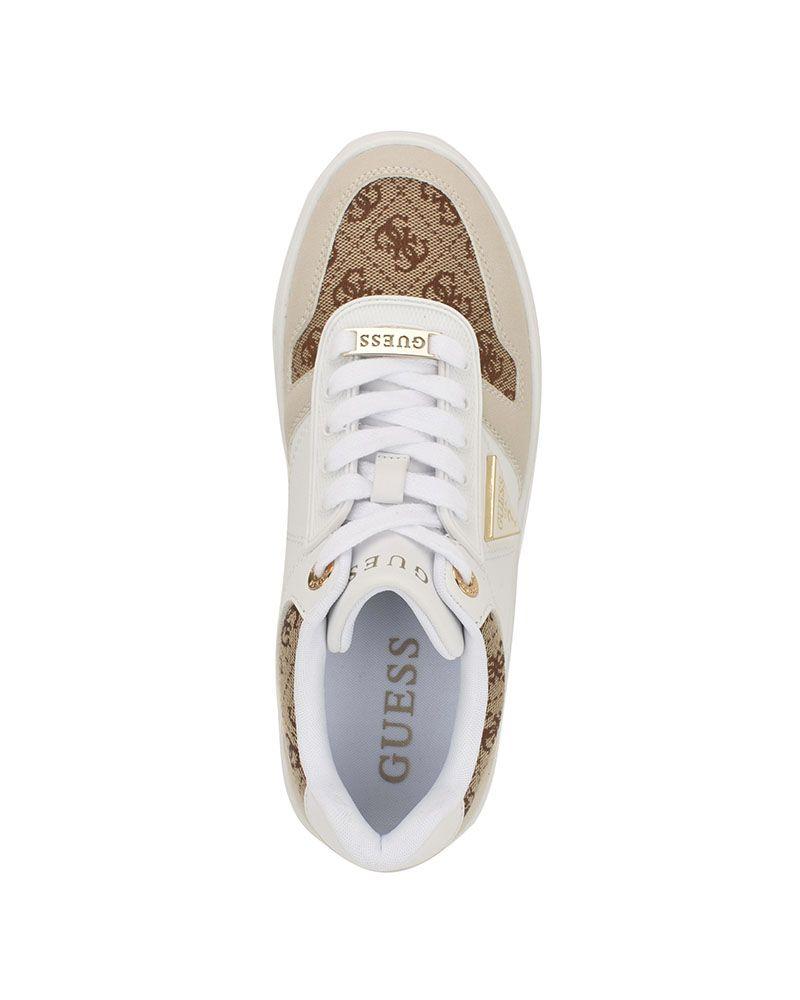 Zapatillas Guess Mujer Footwear Gwrozinn Blanco/Dorado-4