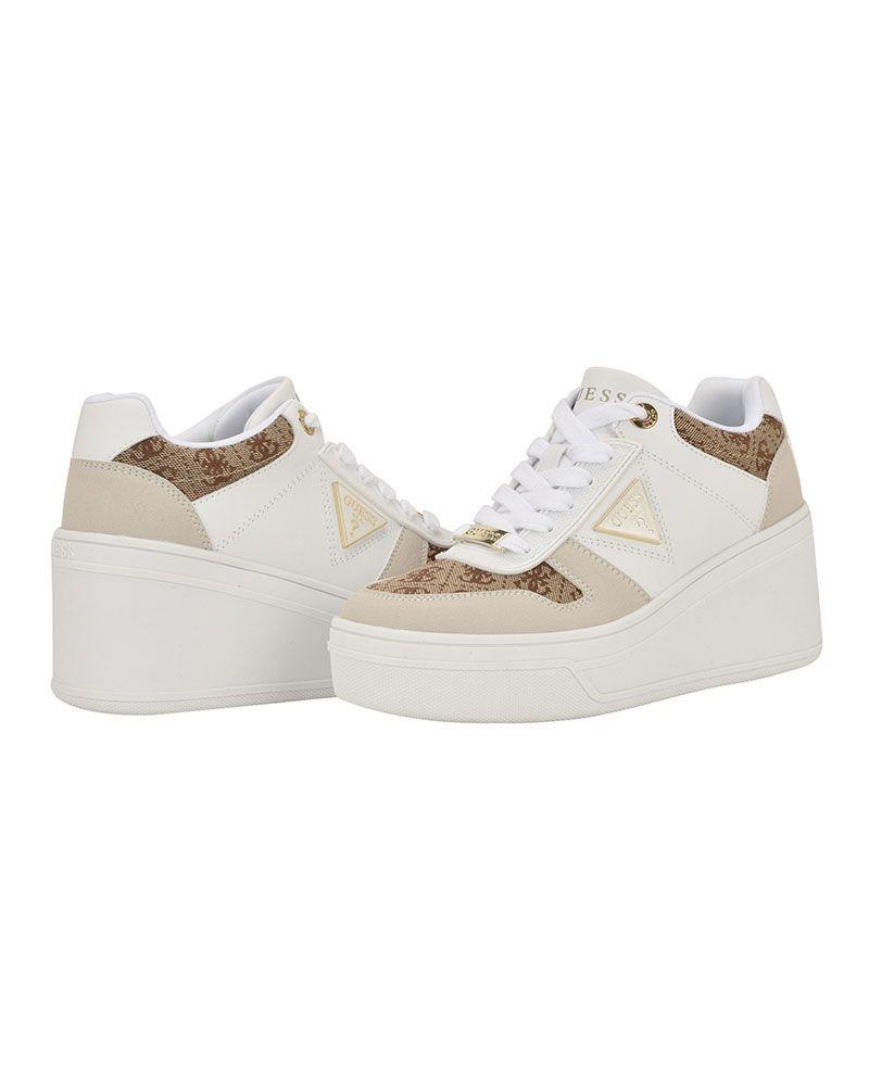 Zapatillas Guess Mujer Footwear Gwrozinn Blanco/Dorado-5