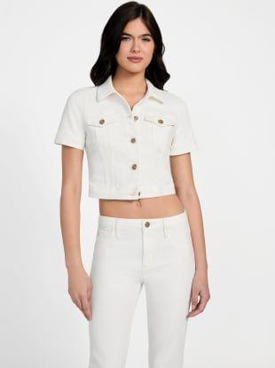 Chaqueta Ss Sexy Crop Jacket Denim-0