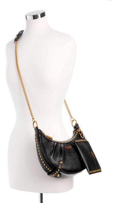Cartera Guess Mujer Clelia Crossbody Top Zip Negro-4