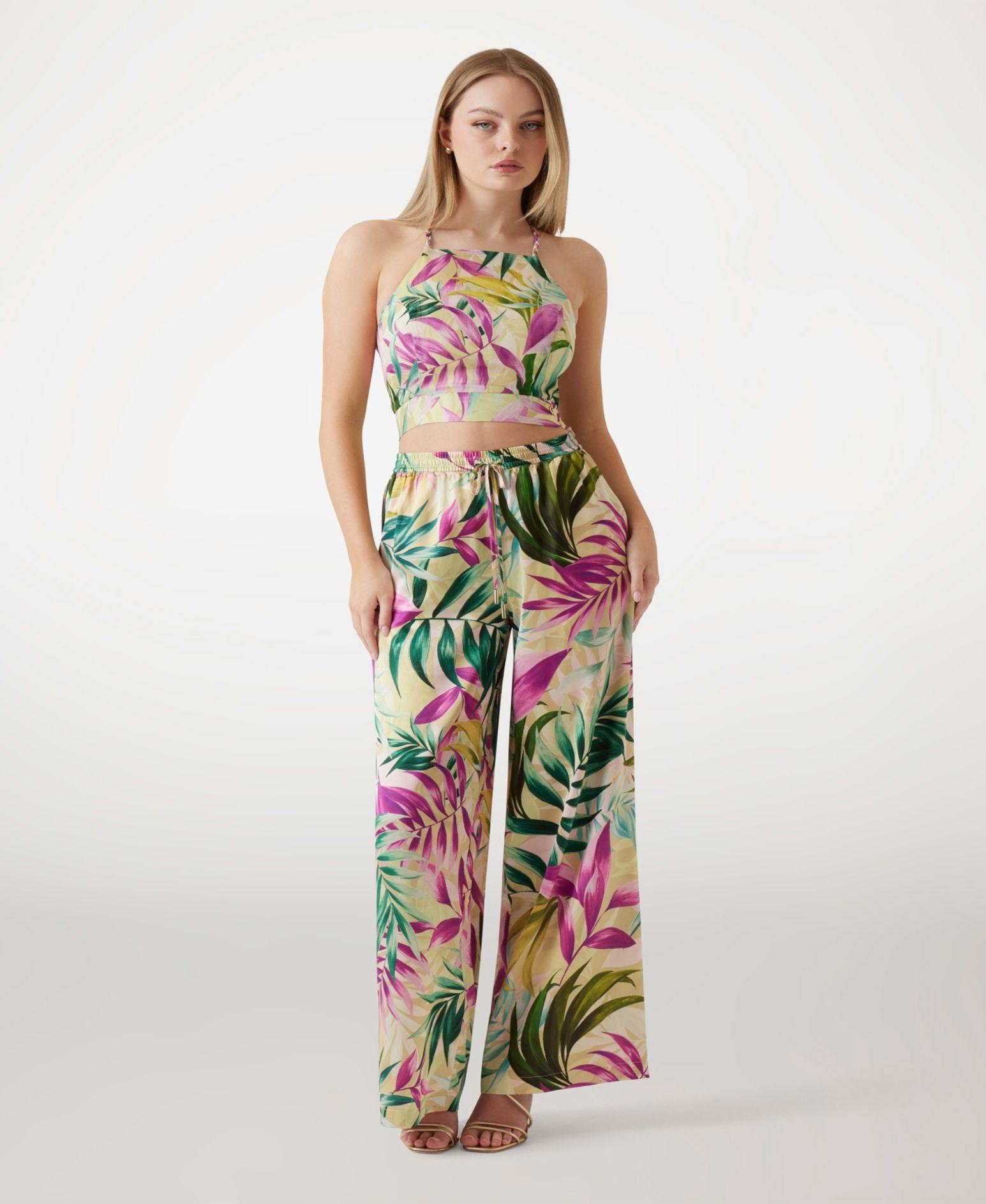 Pantalon Ines Wide Leg Jogger Multicolor-1