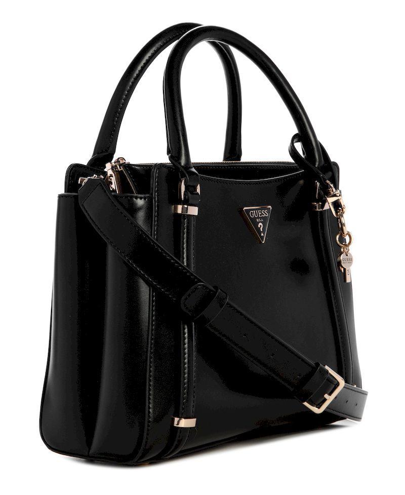 Cartera Guess Mujer Daryna 2 Comp Satchel Negro-1