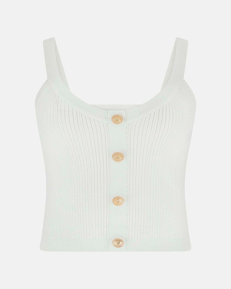 Polera Guess Mujer Sl Emmie Tank Top Swtr Blanco-8