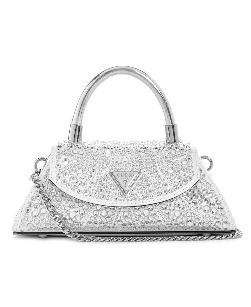 Cartera Guess Mujer Beauvoir Top Handle Flap Plata-0