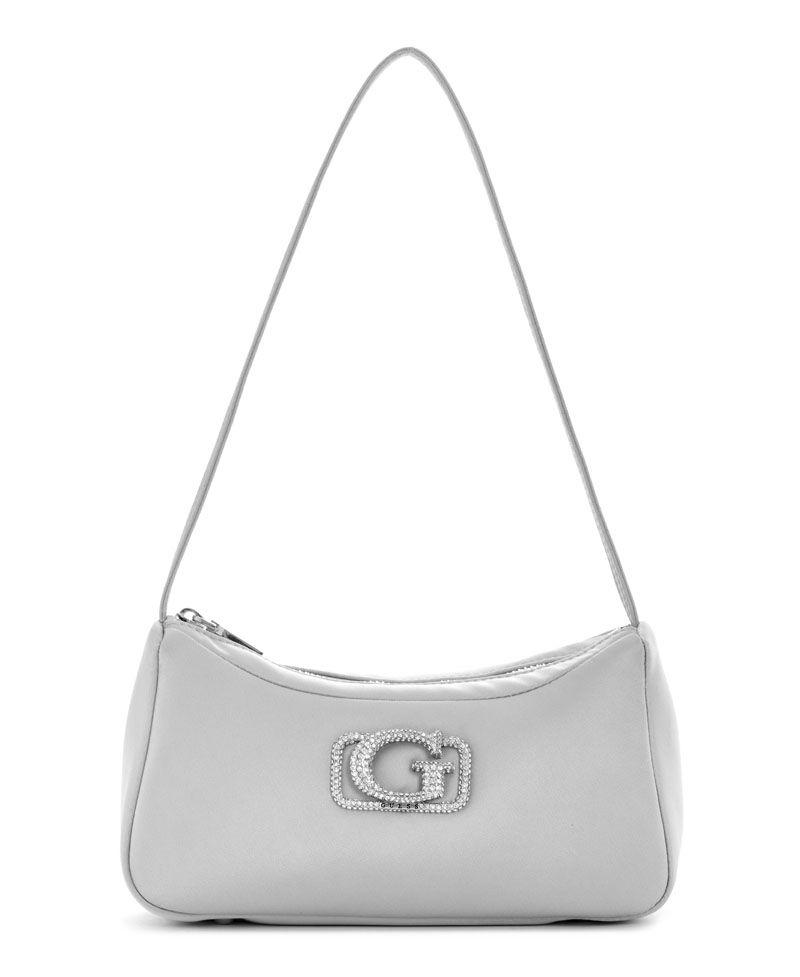 Mini Cartera Prue Mini Top Zip Shoulder Bag Plateado-0