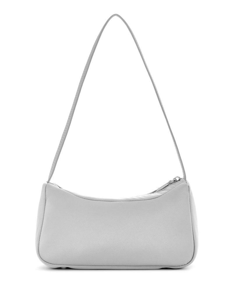 Mini Cartera Prue Mini Top Zip Shoulder Bag Plateado-2