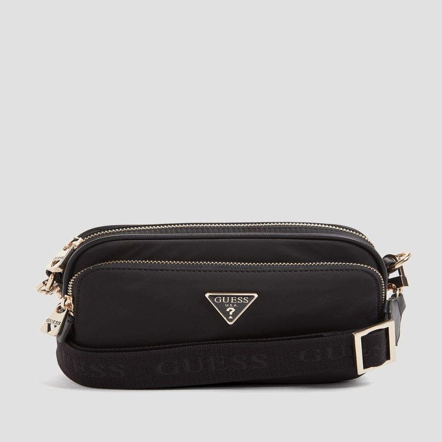 Cartera Guess Mujer Eco Gemma Crossbody Camera Negro-0